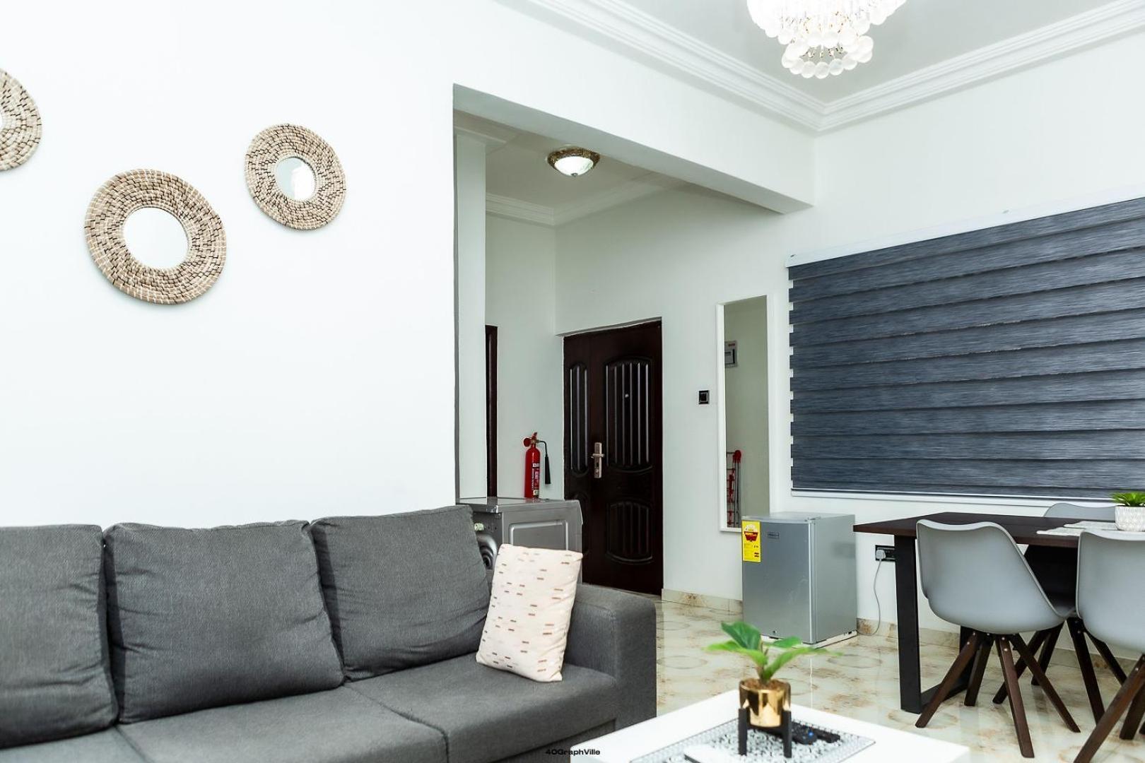 אקרה Stylish East Legon Apartment - Ac, Wi-Fi, Netflix מראה חיצוני תמונה
